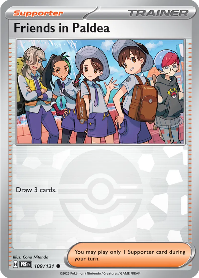 Friends in Paldea Poke ball Holo